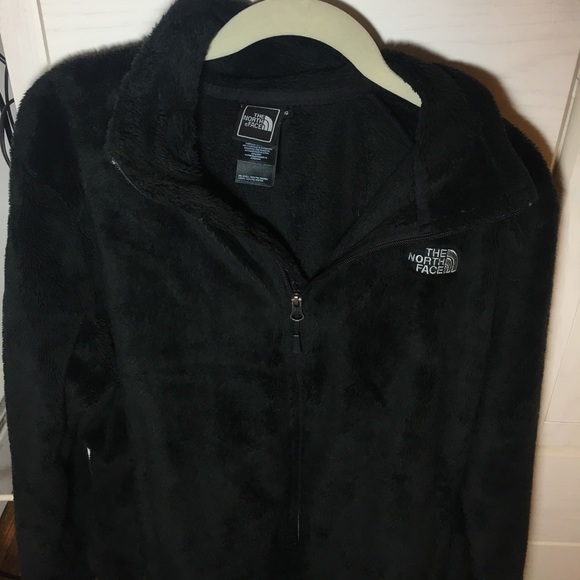 The North Face Jackets & Blazers - NORTH FACE BLACK WOMEN’S FURRY FLEECE FULL ZIP